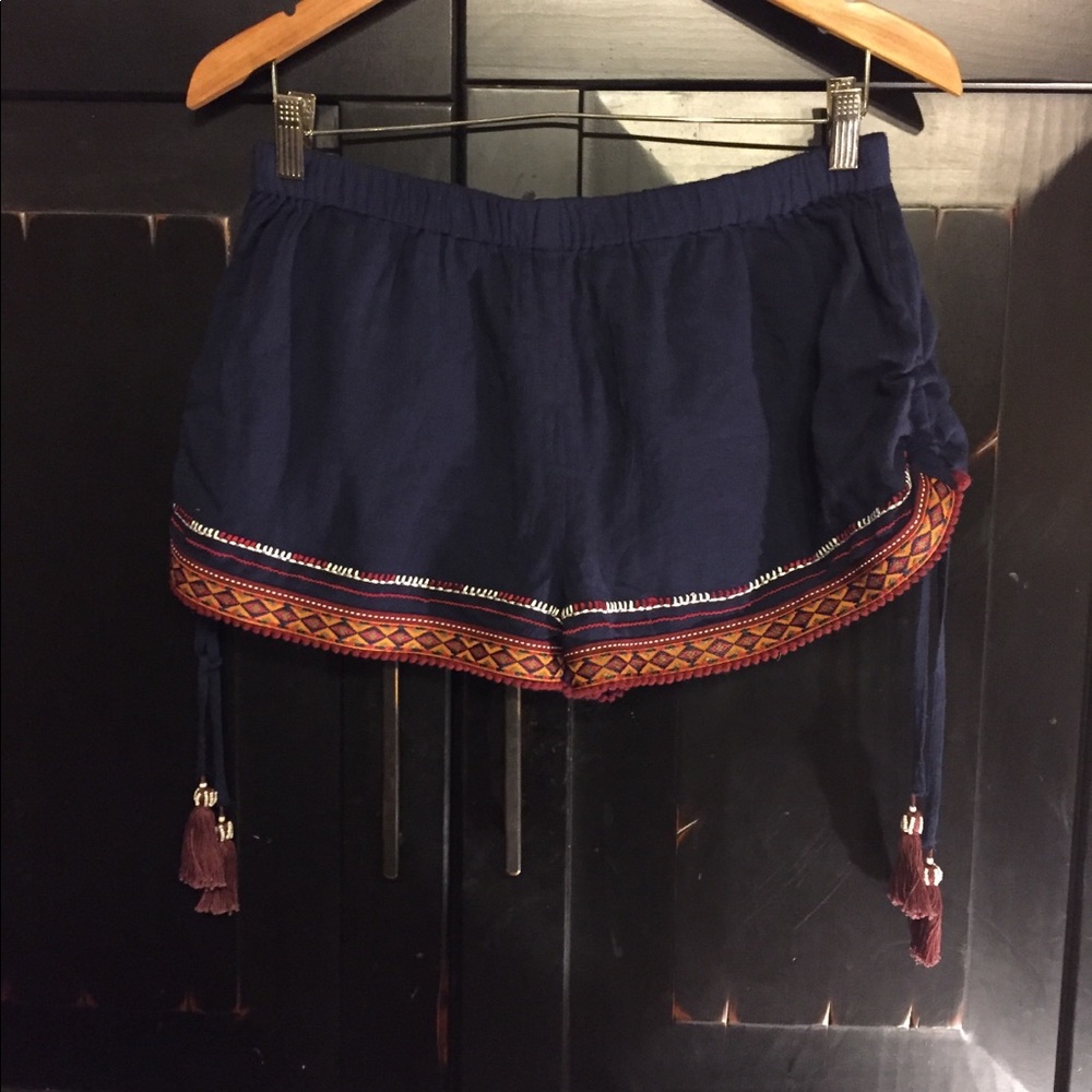 Band of Gypsies Boho tasseled shorts